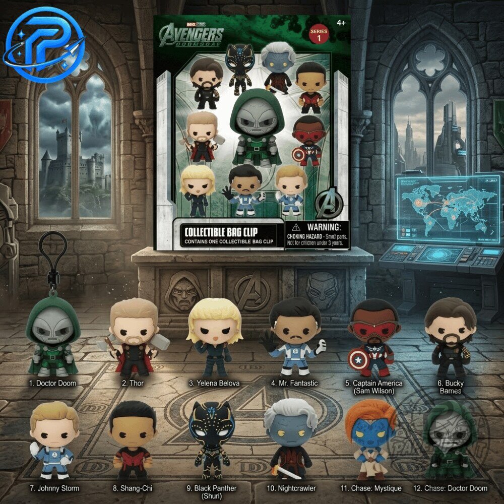 Marvel Avengers Doomsday Bag Charm Special Edition Keychain Set 11 Marvel Avengers Doomsday Bag Charm Special Edition Keychain Set