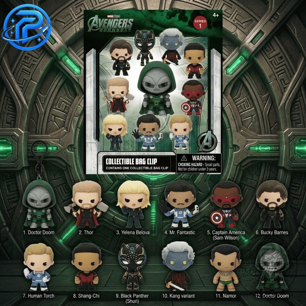 Marvel Avengers Doomsday Bag Charm Special Edition Keychain Set 13 Marvel Avengers Doomsday Bag Charm Special Edition Keychain Set