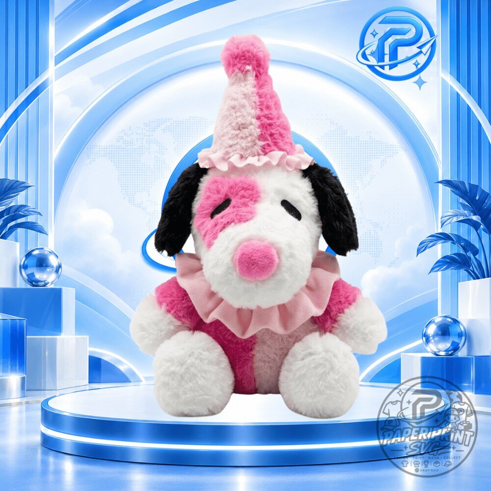 Crochet Clown Snoopy Special Edition Plush Toy