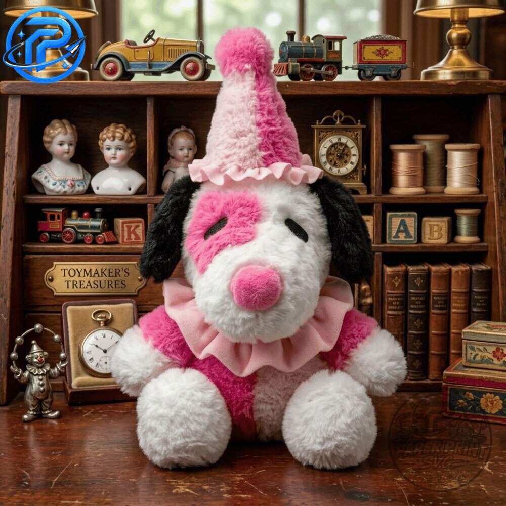 Crochet Clown Snoopy Special Edition Plush Toy 9 Crochet Clown Snoopy Special Edition Plush Toy