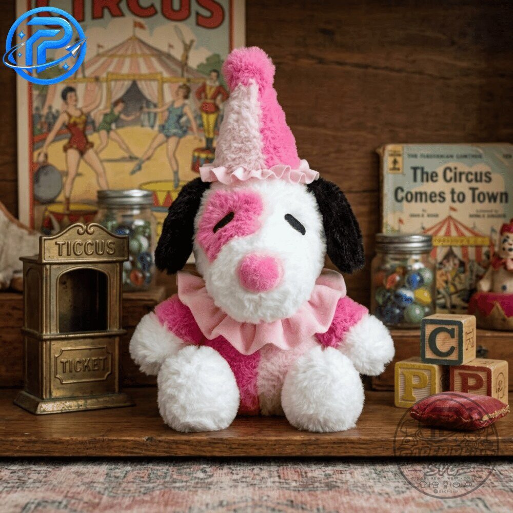 Crochet Clown Snoopy Special Edition Plush Toy 11 Crochet Clown Snoopy Special Edition Plush Toy