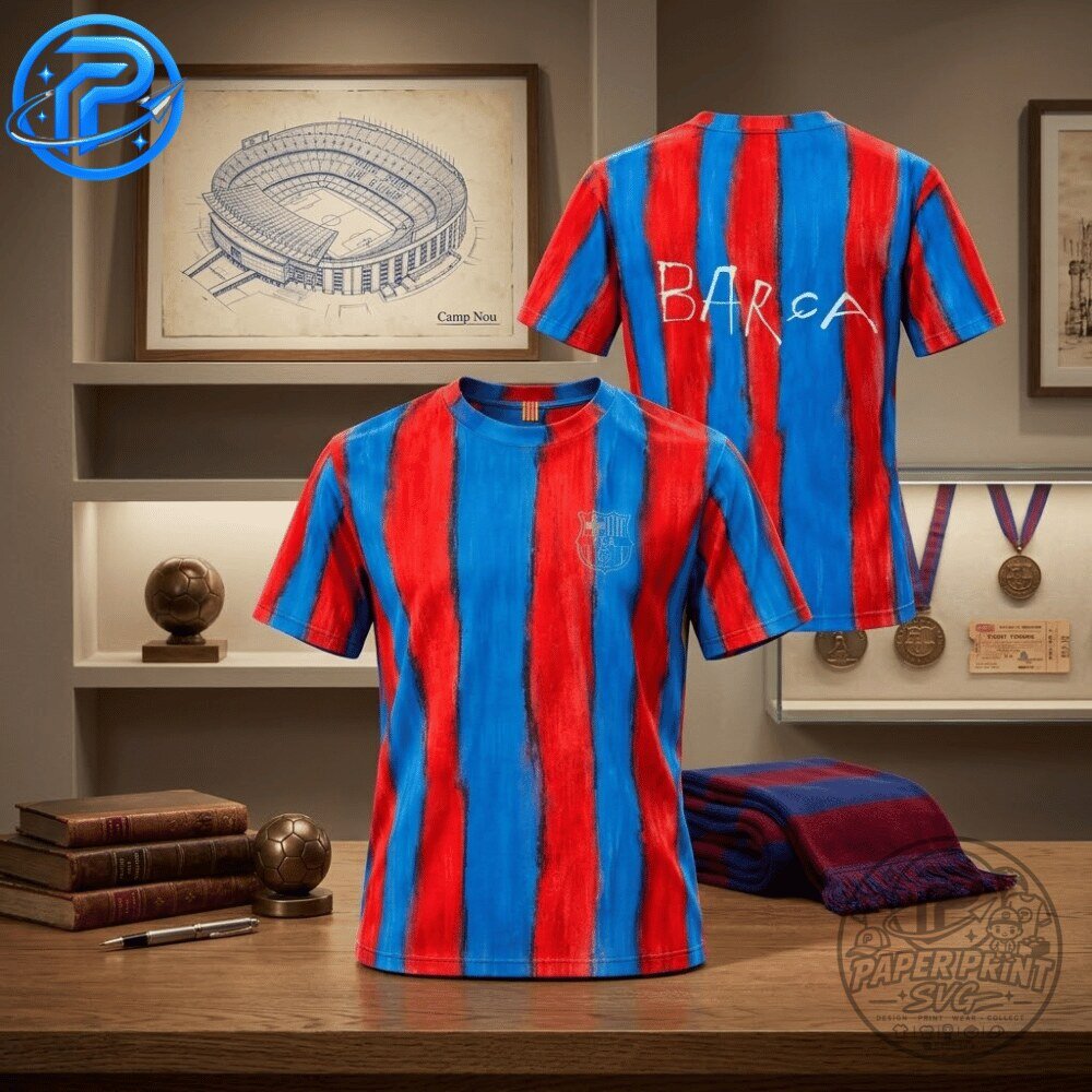 FC Barcelona x LCDC Blaugrana al vent Special Edition Jersey Shirt 10 FC Barcelona x LCDC Blaugrana al vent Special Edition Jersey Shirt