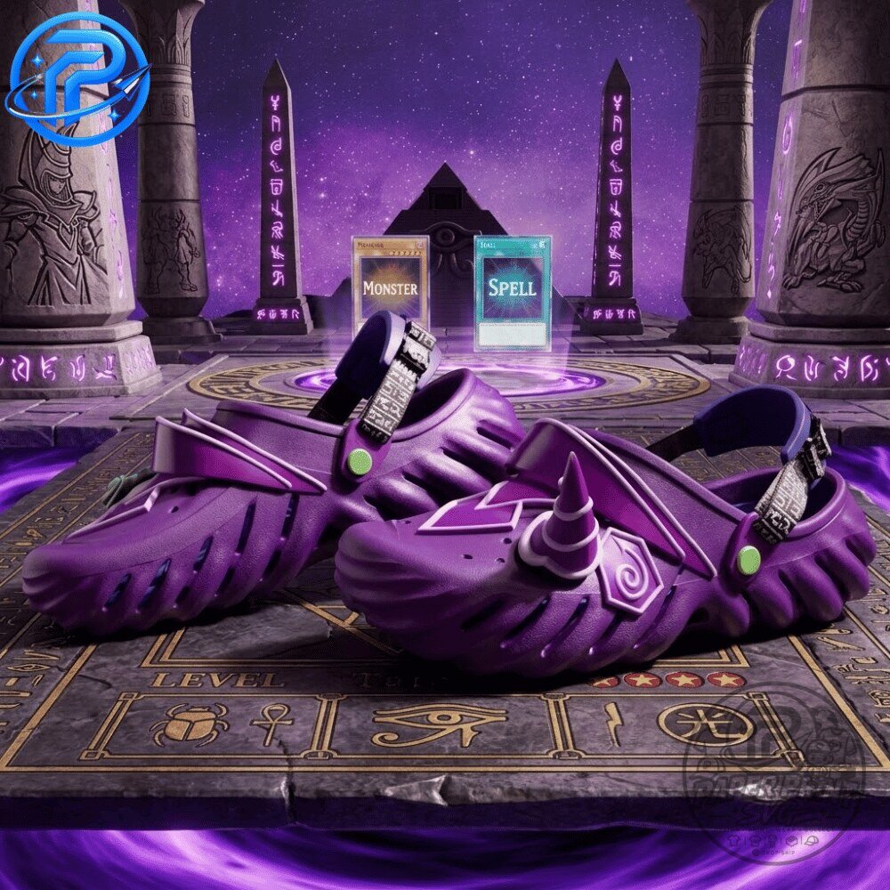 Yu-Gi-Oh! Dark Magician Echo Clog Special Edition Crocs 8 Yu-Gi-Oh! Dark Magician Echo Clog Special Edition Crocs