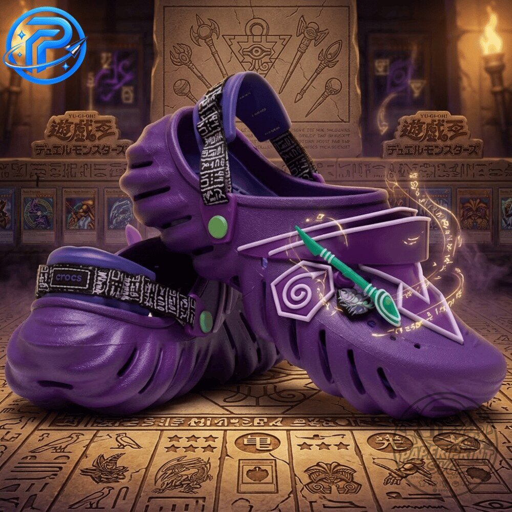 Yu-Gi-Oh! Dark Magician Echo Clog Special Edition Crocs 9 Yu-Gi-Oh! Dark Magician Echo Clog Special Edition Crocs