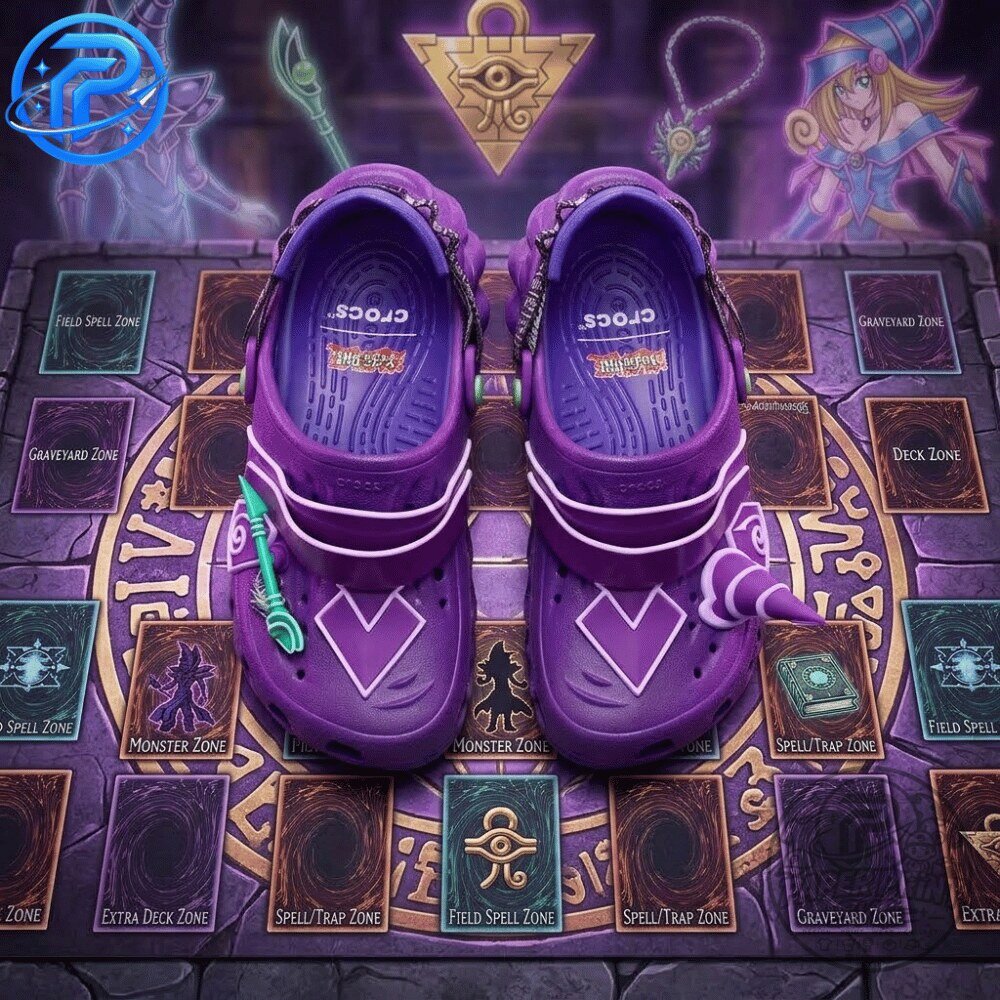 Yu-Gi-Oh! Dark Magician Echo Clog Special Edition Crocs 10 Yu-Gi-Oh! Dark Magician Echo Clog Special Edition Crocs