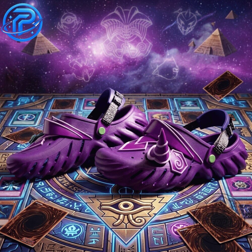 Yu-Gi-Oh! Dark Magician Echo Clog Special Edition Crocs 11 Yu-Gi-Oh! Dark Magician Echo Clog Special Edition Crocs