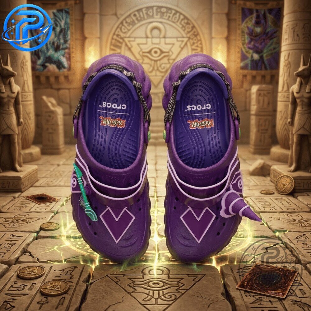 Yu-Gi-Oh! Dark Magician Echo Clog Special Edition Crocs 13 Yu-Gi-Oh! Dark Magician Echo Clog Special Edition Crocs