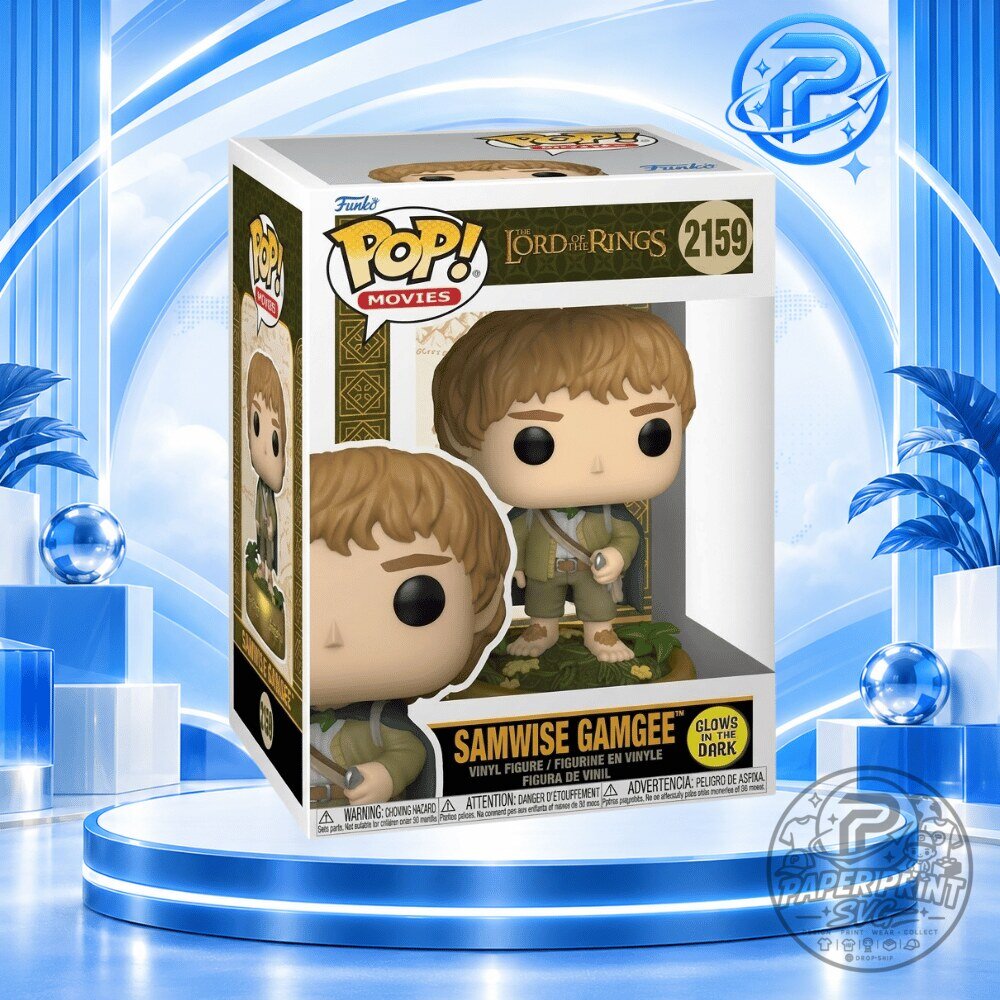 Funko Pop x Glows in the Dark The Lord of the Rings Samwise Gamgee Figure