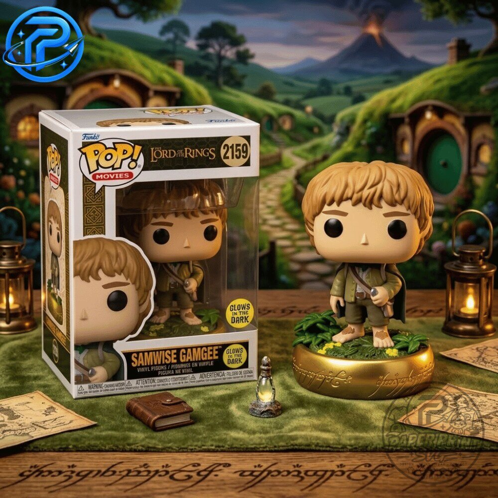 Funko Pop x Glows in the Dark The Lord of the Rings Samwise Gamgee Figure 8 Funko Pop x Glows in the Dark The Lord of the Rings Samwise Gamgee Figure