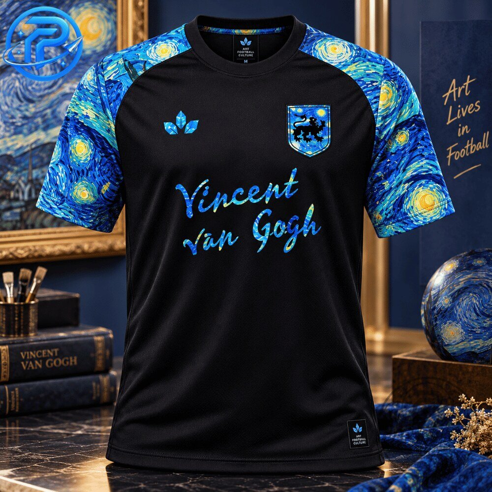 Vincent van Gogh The Starry Night Special Edition Jersey Shirt 12 Vincent van Gogh The Starry Night Special Edition Jersey Shirt