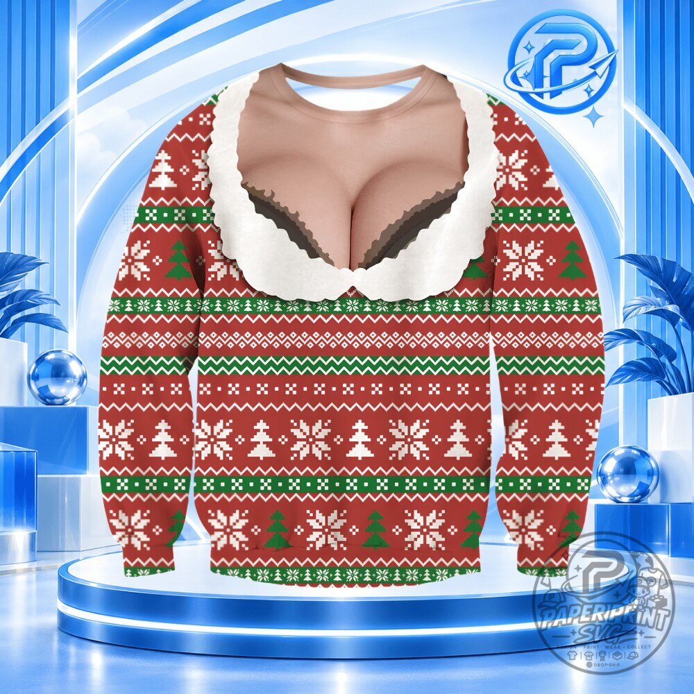 Big Boobs Special Ugly Christmas Sweater 2026