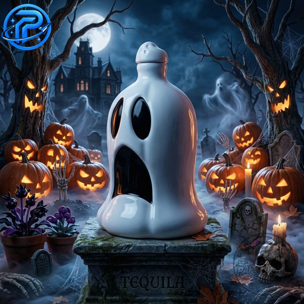 Halloween Gran Agave Ghost Bottle Special Edition - Bottle Only 8 Halloween Gran Agave Ghost Bottle Special Edition - Bottle Only