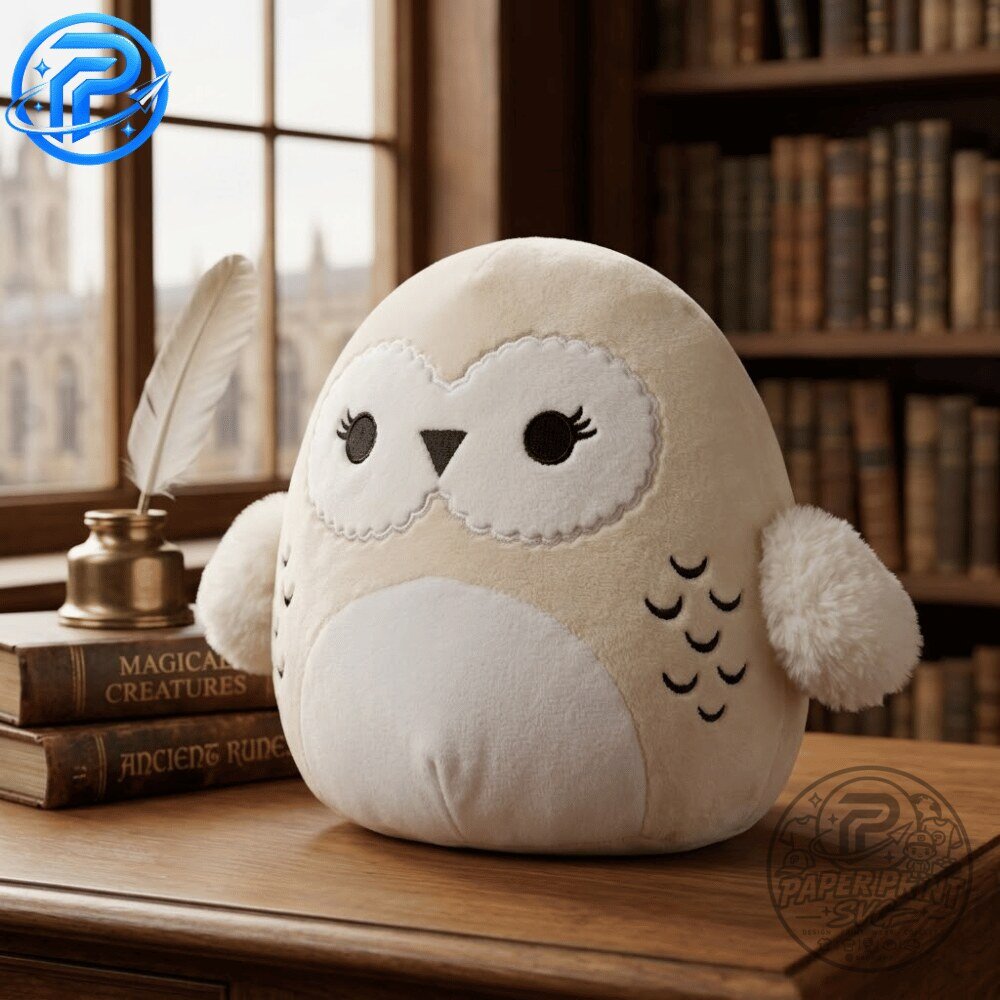 Squishmallows Harry Potter Hedwig Plush Toy Special Edition 8 Squishmallows Harry Potter Hedwig Plush Toy Special Edition