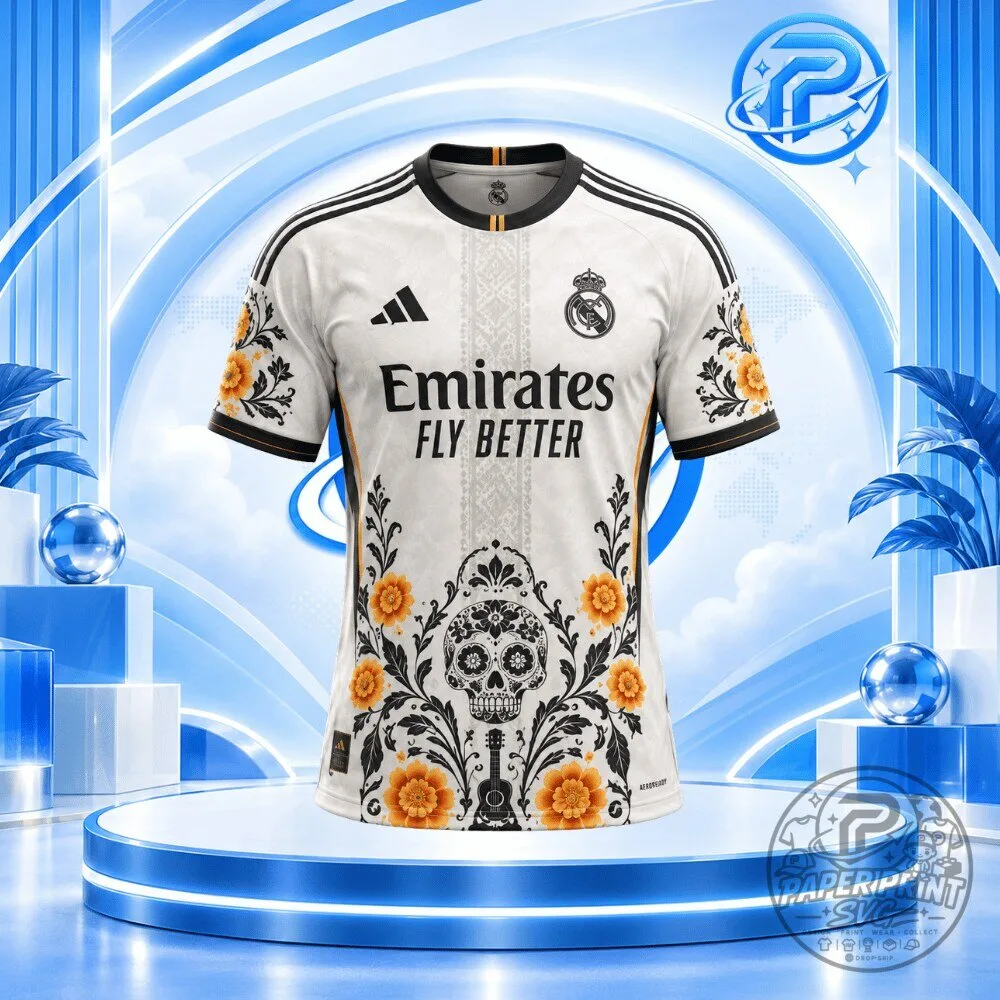 Real Madrid x Dia de los Muertos New Concept Jersey Shirt