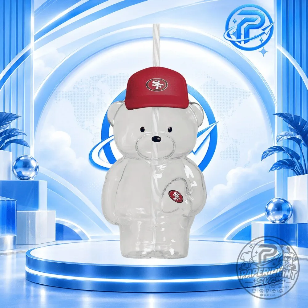 San Francisco 49ers Glass Bear Tumbler Special Edition